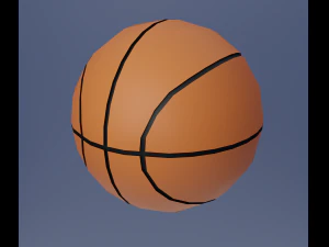 pelota de baloncesto Modelo 3D