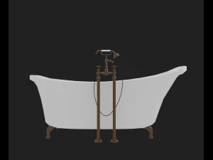 목욕통 3D 모델
