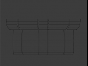American diner bench 3Dモデル