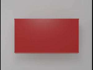 Panca da tavola americana Modello 3D