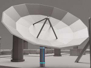 Cyberpunk style building 3D 모델