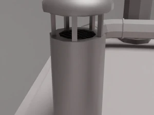 Cyberpunk style building 3D Model