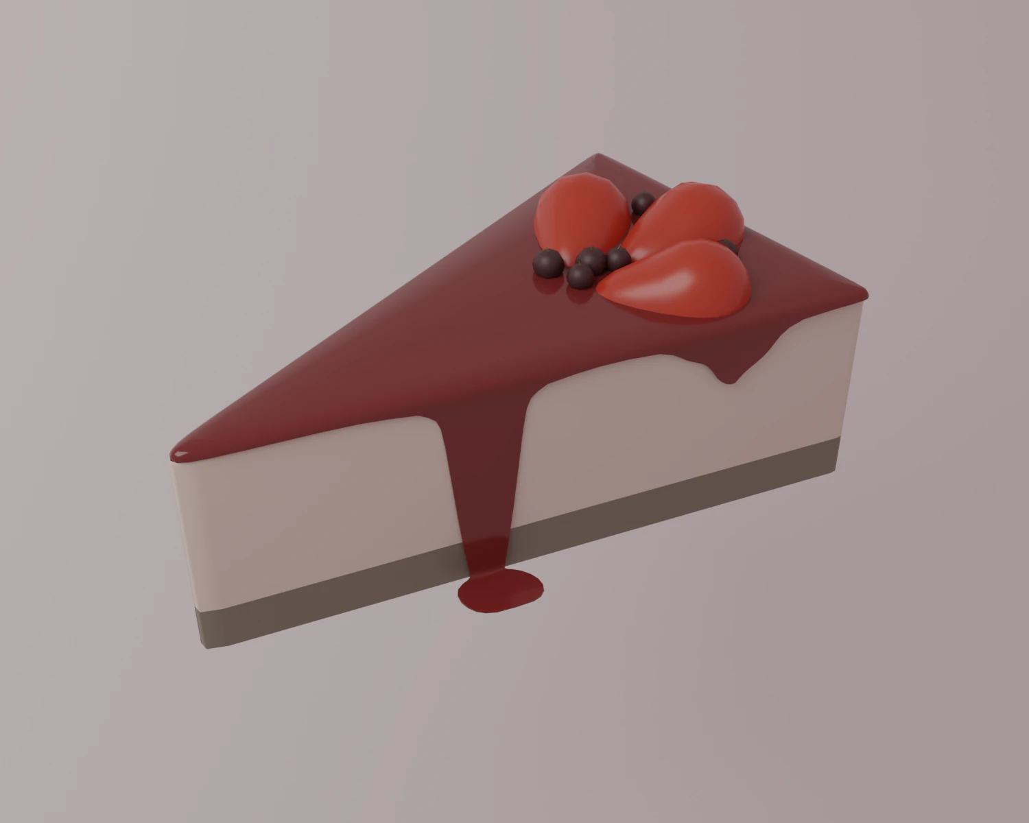 Piece of cake 3D Model .c4d .max .obj .3ds .fbx .stl .blend 