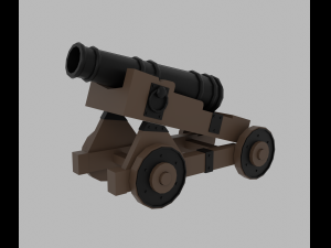 Cannon 3D Model