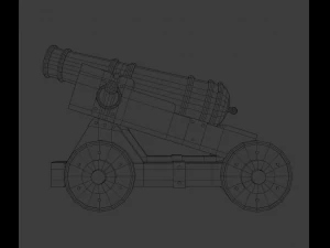 Cannon 3D Model