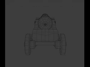 Cannon 3D Model
