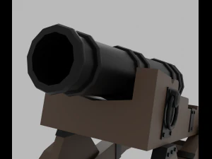 Cannon 3D Model