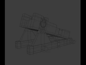 Cannon 3D Model