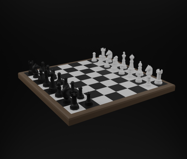 Chessboard Modello 3D .c4d .max .obj .3ds .fbx .stl .blend 