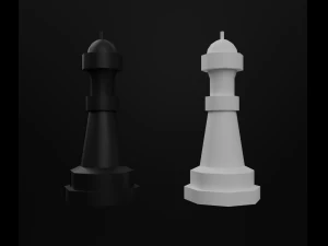 Satran&ccedil; tahtası 3D Model