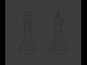 Satran&ccedil; tahtası 3D Model