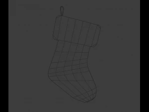 Christmas sock 3D Model