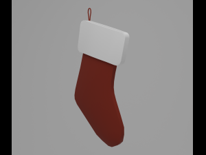 Christmas sock 3D 模型