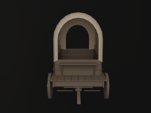 Covered cart Modèle 3D