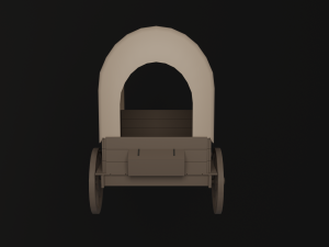 Covered cart Modèle 3D