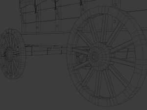 Covered cart Modèle 3D