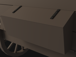 Covered cart Modèle 3D