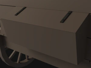 Chariot couvert Modèle 3D