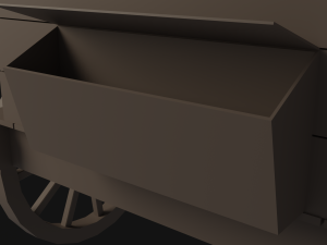 Covered cart Modèle 3D
