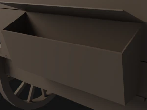 Chariot couvert Modèle 3D