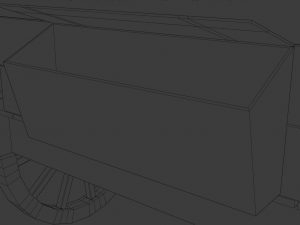 Covered cart Modèle 3D