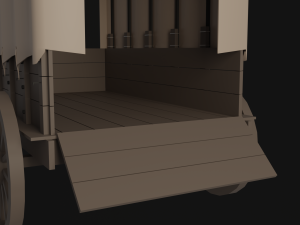 Covered cart Modèle 3D