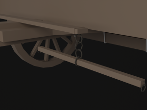Covered cart Modèle 3D
