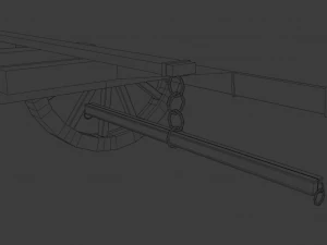 Chariot couvert Modèle 3D