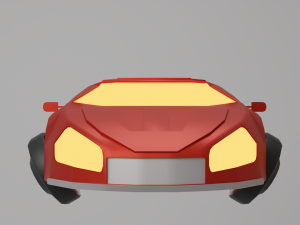 Futuristic cars 3D-Modell