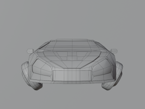 Futuristic cars 3D-Modell