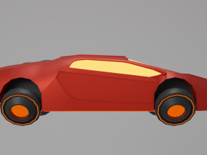 Futuristic cars 3D-Modell