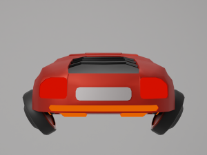 Futuristic cars 3D-Modell