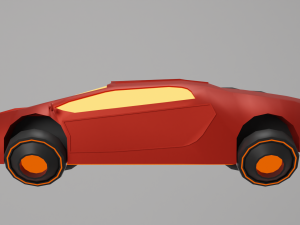 Futuristic cars 3D-Modell