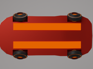 Futuristic cars 3D-Modell