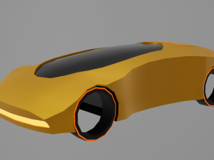 Futuristic cars 3D-Modell