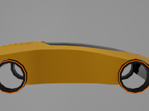 Futuristic cars 3D-Modell
