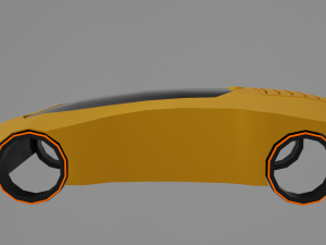 Futuristic cars 3D-Modell