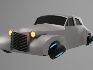Futuristic cars 3D-Modell