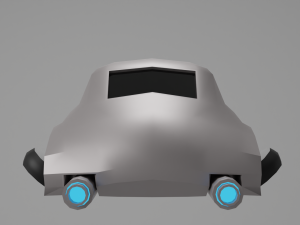 Futuristic cars 3D-Modell