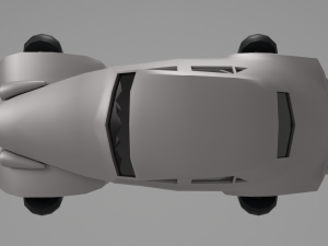 Futuristic cars 3D-Modell
