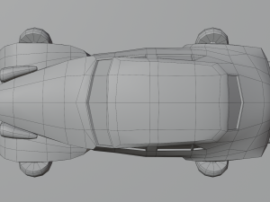 Futuristic cars 3D-Modell