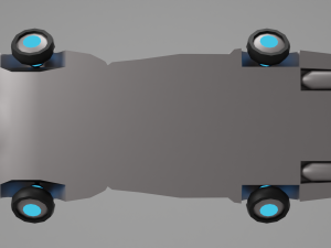 Futuristic cars 3D-Modell