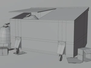 Spazzatura Modello 3D