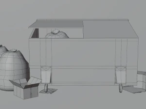 Spazzatura Modello 3D