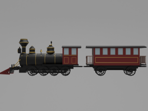 Locomotive 3D Model