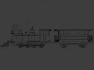 Locomotive 3D Model