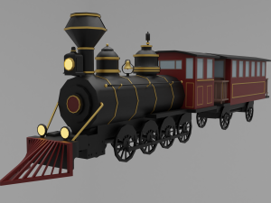 Locomotive 3D-Modell