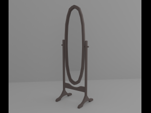 Mirror oval 3D 模型