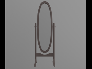 Mirror oval 3D Model
