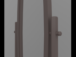 Mirror oval 3D Model